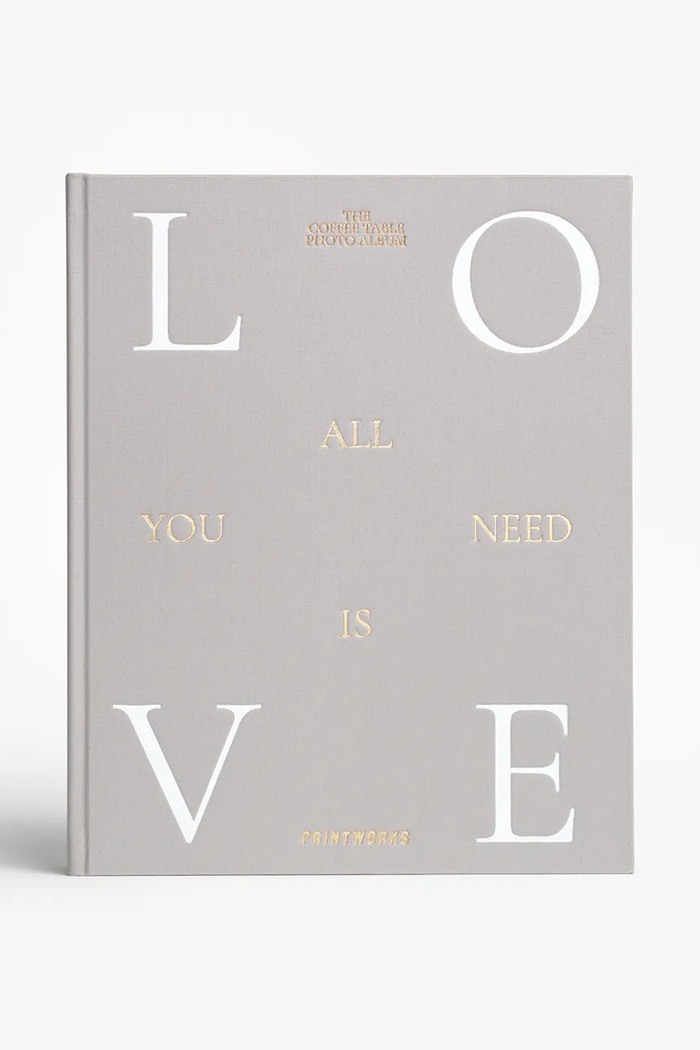 Fotoalbum Printworks All You Need is Love 33 x 27 cm béžová PW00769