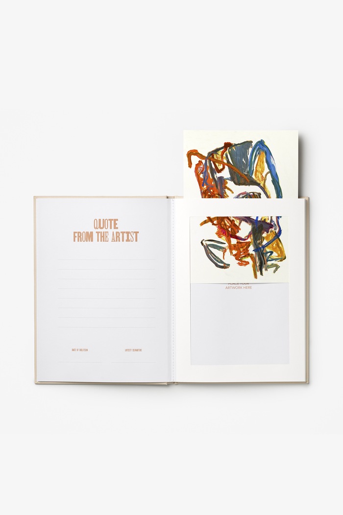 Album na prace plastyczne Art Gallery Printworks PW00869 beżowy