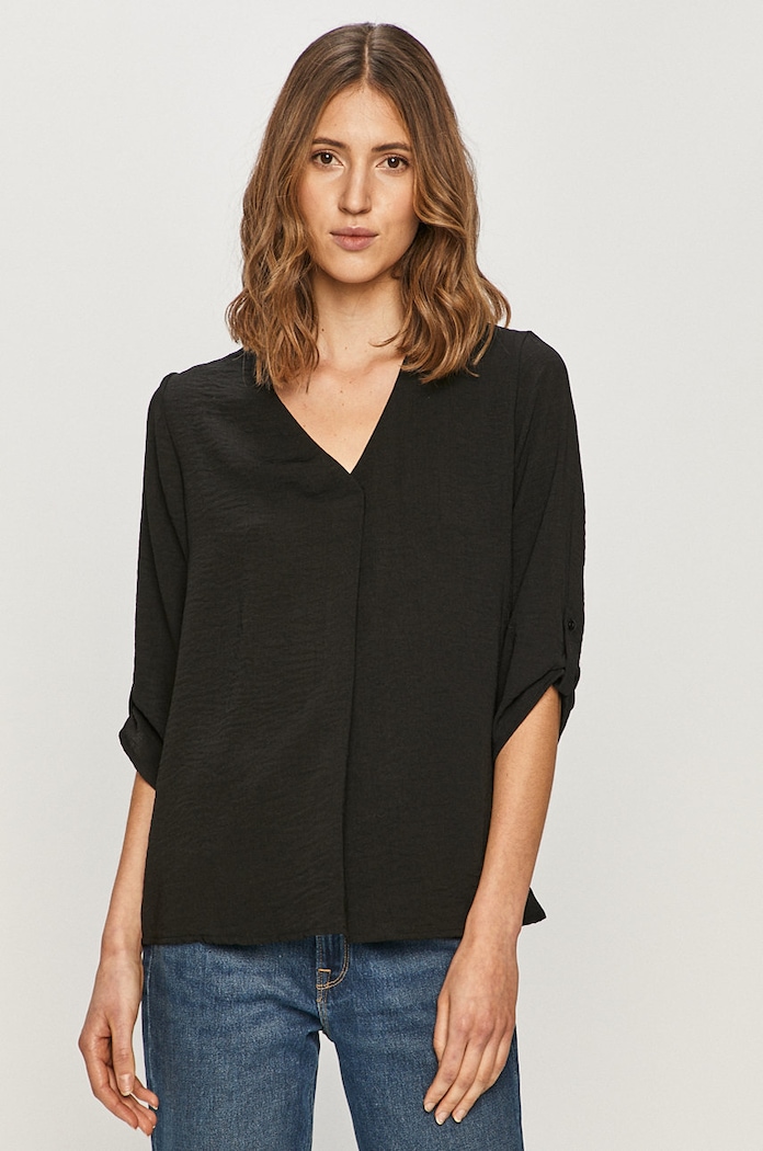 Jacqueline de Yong - Bluzka regular czarny 15226911