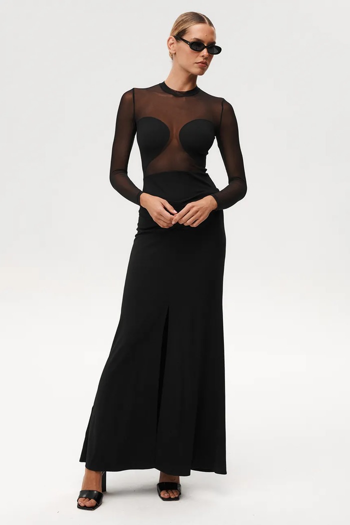 Bodi Undress Code All-Nighter Bodysuit 833 crna AA00