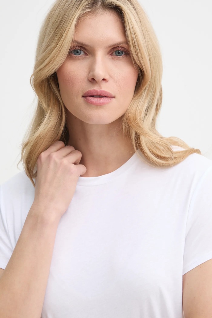 Памучна тениска Filippa K бял 28904.FK
