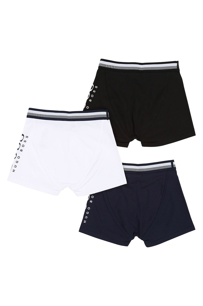 Boss - Boxeri copii 116-174 cm (3-pack) J27Z02.128.140 bleumarin AA00