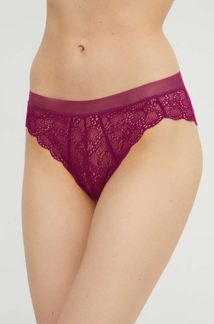 DKNY Brazyliany fioletowy DK4944