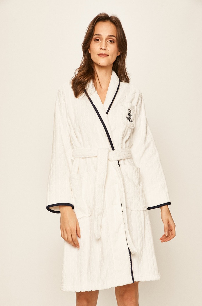Lauren Ralph Lauren - Halat bumbac alb ILN41641
