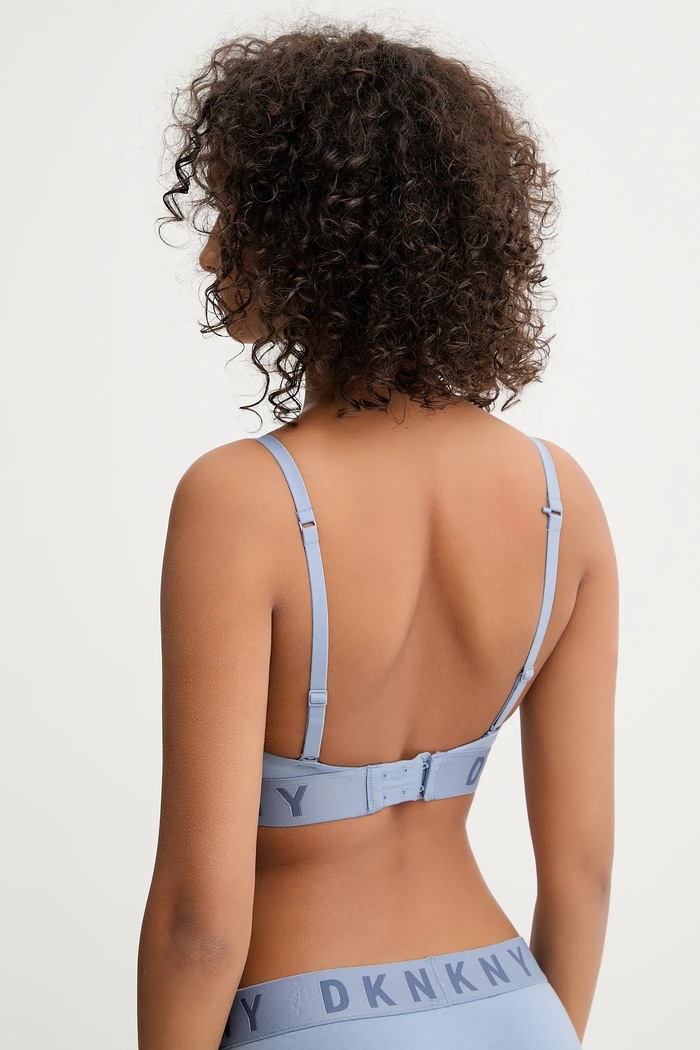 Îmbrăcăminte DKNY Sutien triunghi cu modal DK4518 violet