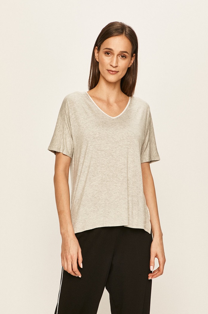 Dkny - Gornji dio pidžame pletivo siva YI2419330