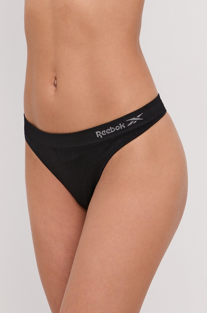 Reebok Stringi C9501 dzianina czarny C9501
