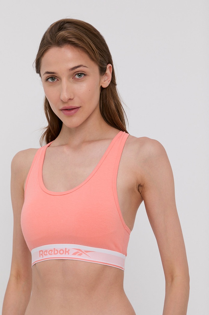 Reebok Biustonosz F9627 dzianina pomarańczowy F9627