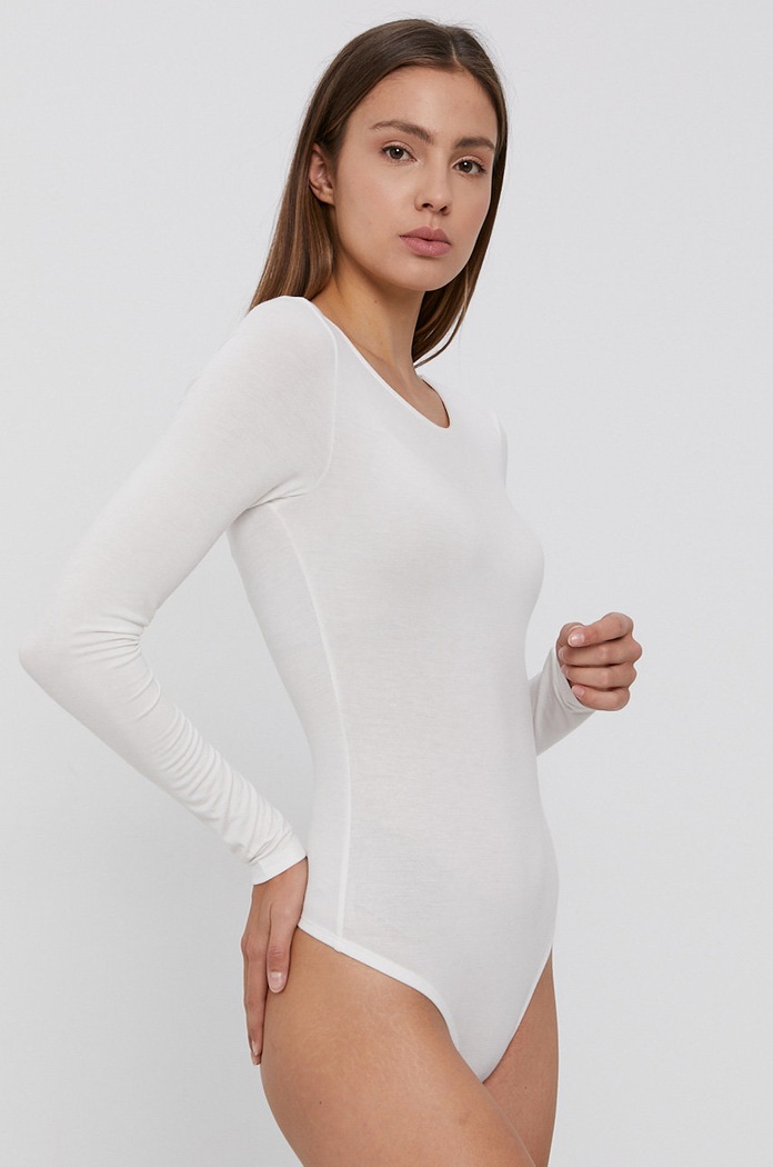 Pieces - Longsleeve alb 17116098