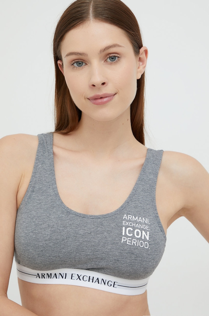 Podprsenka Armani Exchange měkké šedá 947004.2F502.NOS