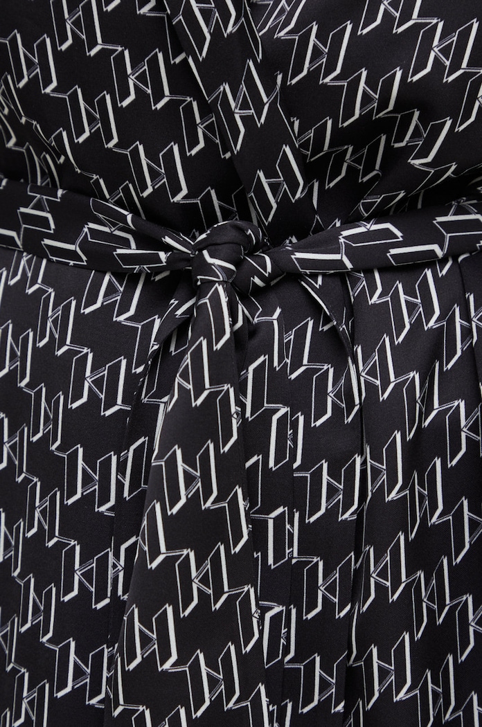 Karl Lagerfeld szlafrok 225W2134 225W2134 czarny