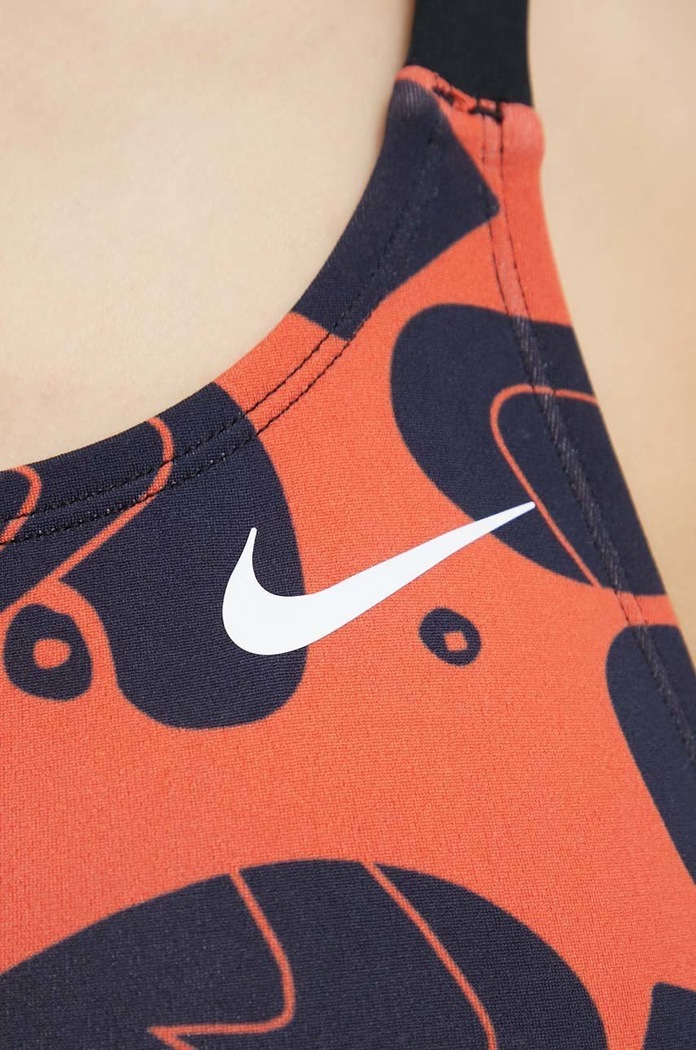 Jednoczęściowy strój kąpielowy Nike NESSC050 pomarańczowy