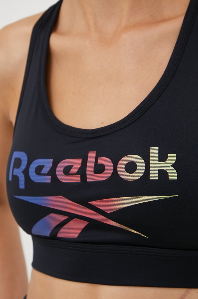 Reebok biustonosz sportowy Gina F9761 czarny