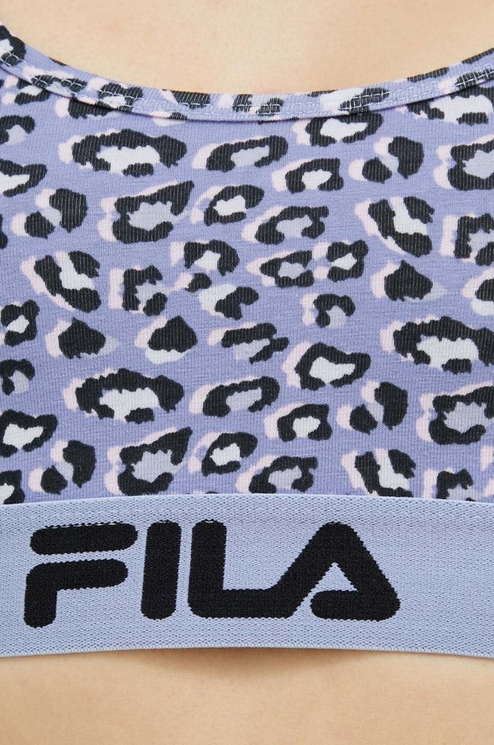 Športni modrček Fila vijolična FU6210