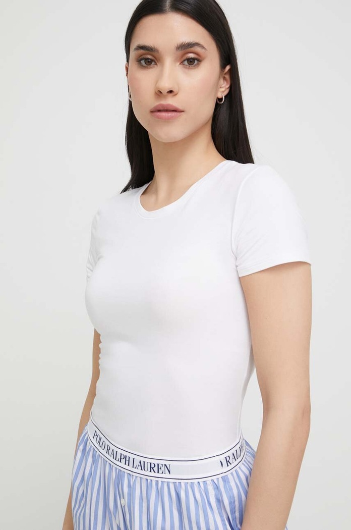 Plážové tričko Polo Ralph Lauren biela 4P3005.NOS