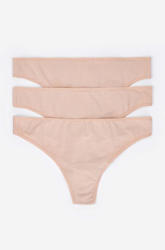 Στρινγκ women'secret 3-pack 7682956 μπεζ AA00
