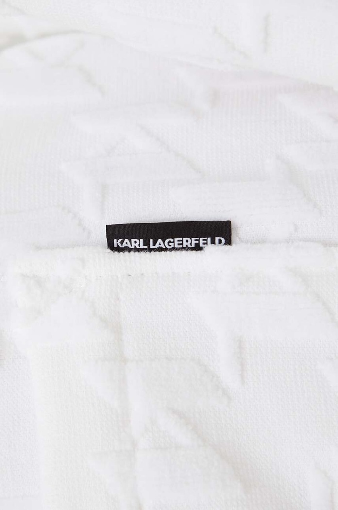 Bavlnený župan Karl Lagerfeld 230W2180 biela