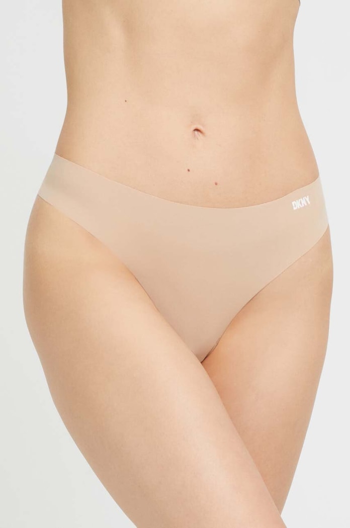 DKNY tangá dámske 3-pak čierna DK5026BP3