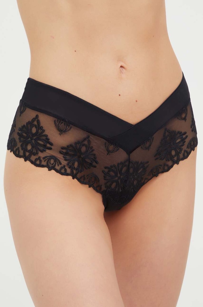 Brazílske nohavičky Chantelle nohavičky čierna C26040.011