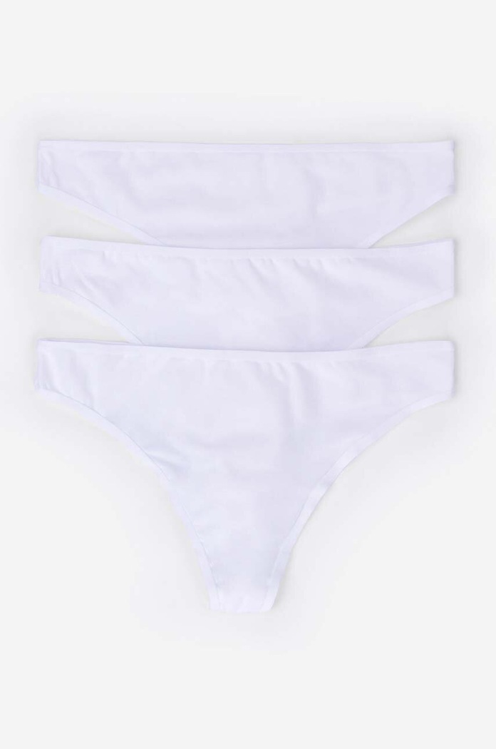 Tanga women'secret 3-pack tanga bílá 7682956.99