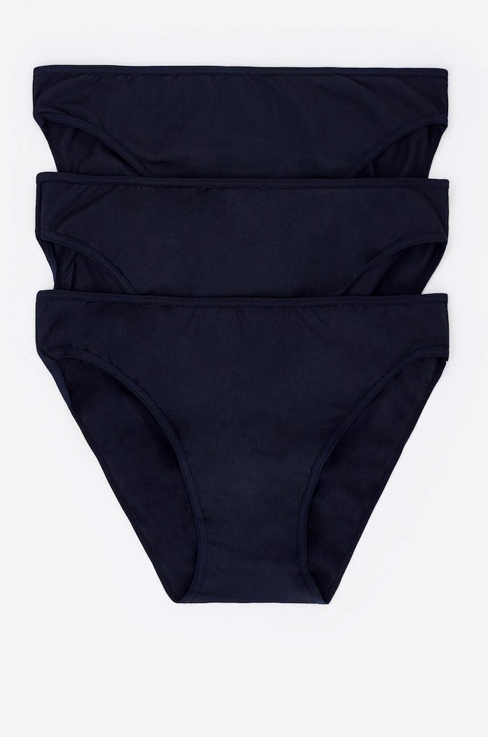 Nohavičky women'secret 3-pak nohavičky čierna 7682948.1