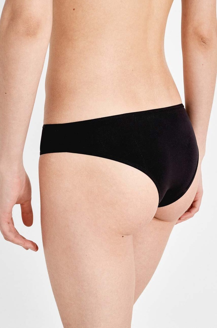 Oblečenie Brazílske nohavičky women'secret 7682921-1 3-pak 7682921.1 čierna