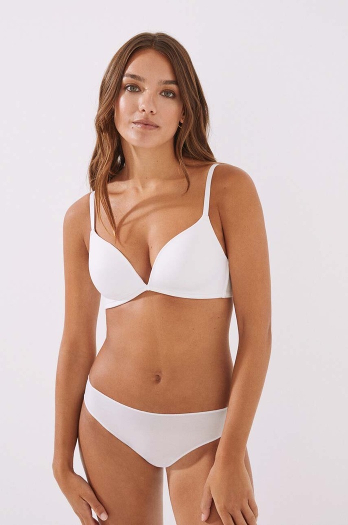 Ρούχα Σουτιέν women'secret CHARMING CHARMING.WHITE λευκό