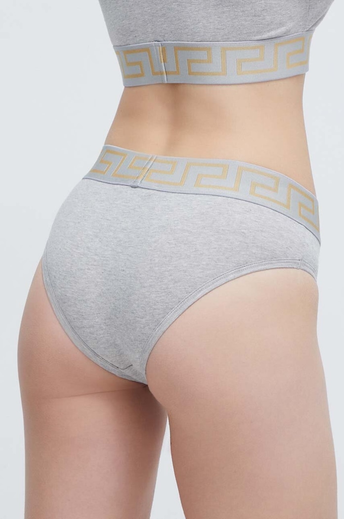 Nohavičky Versace 1001381.1A09500 sivá AA00