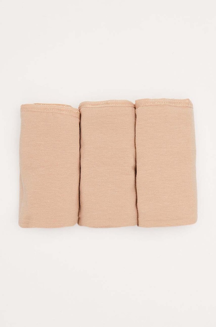 Nohavičky women'secret 3-pak nohavičky béžová 7682840.34