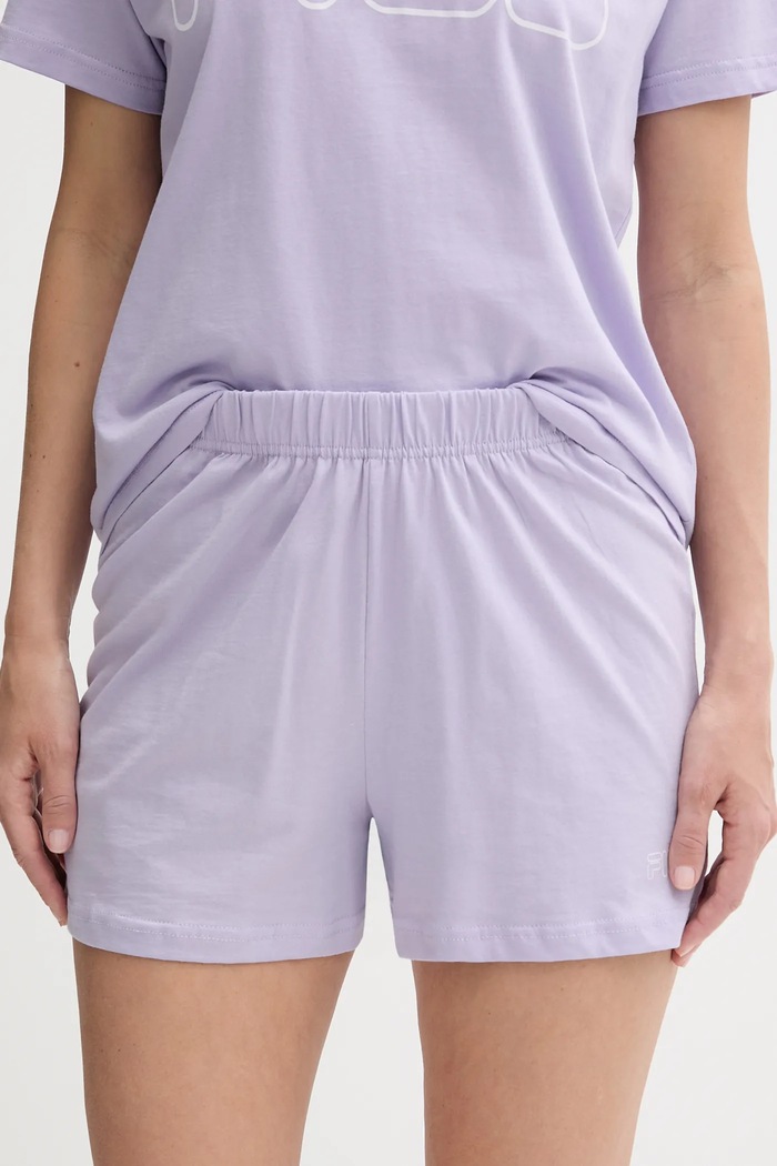 Îmbrăcăminte Fila pijama din două piese pentru femei din bumbac FPS4177 violet