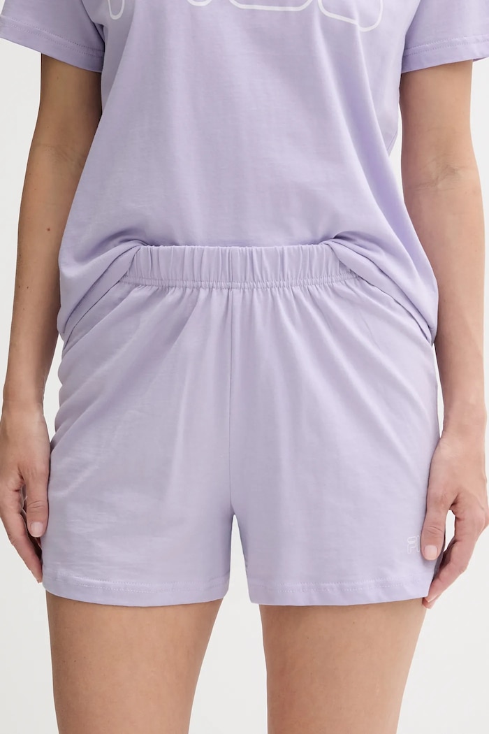 Îmbrăcăminte Fila pijama din două piese pentru femei din bumbac FPS4177 violet