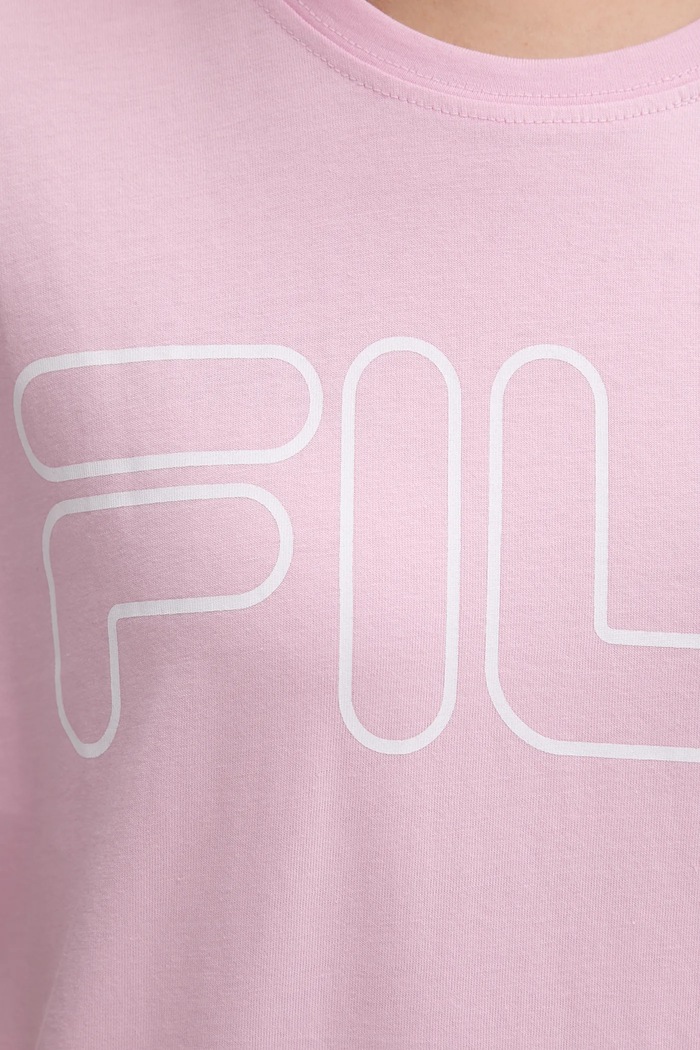Fila pijama din două piese pentru femei din bumbac FPS4177 roz