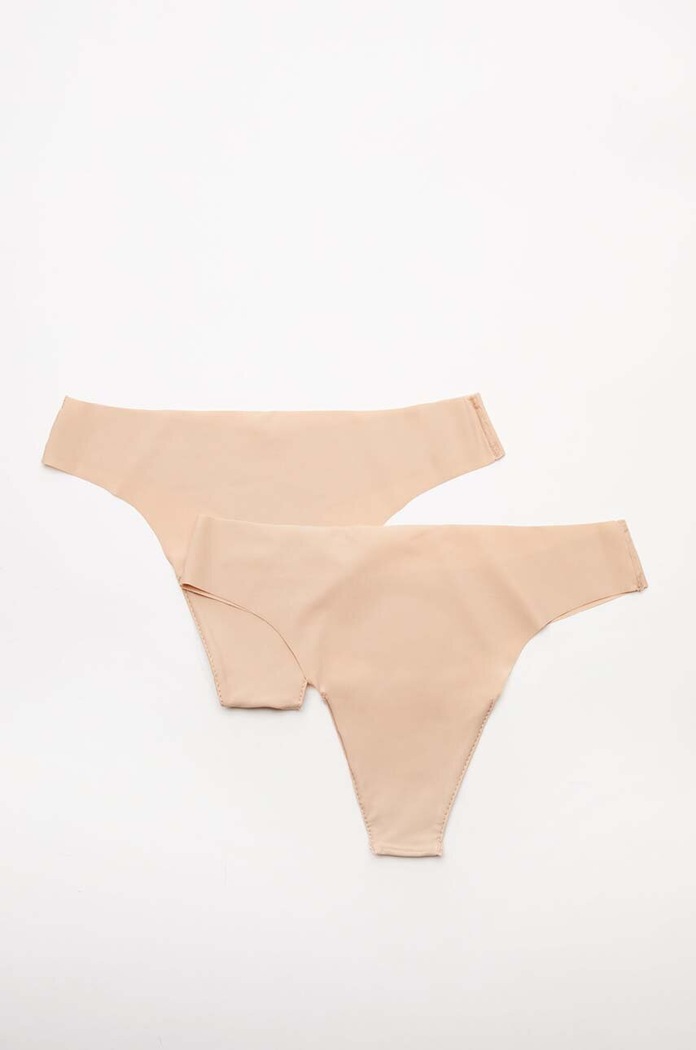 Ρούχα Στρινγκ women'secret 2-pack 7683089.34 μπεζ