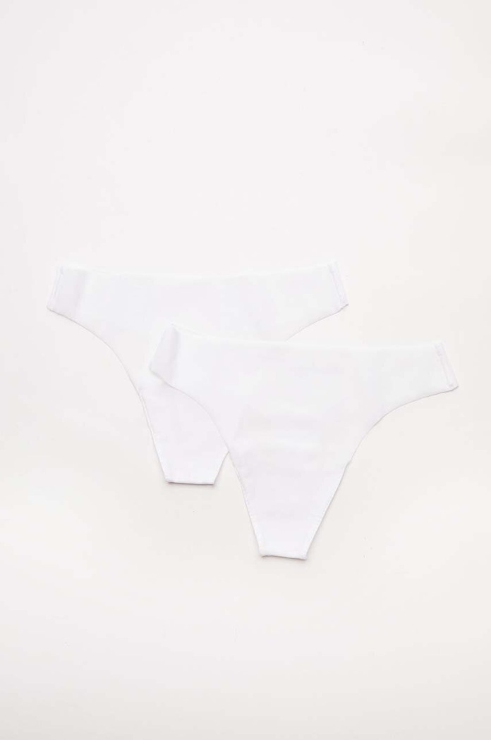 Îmbrăcăminte women'secret tanga 2-pack 7683089.99 alb