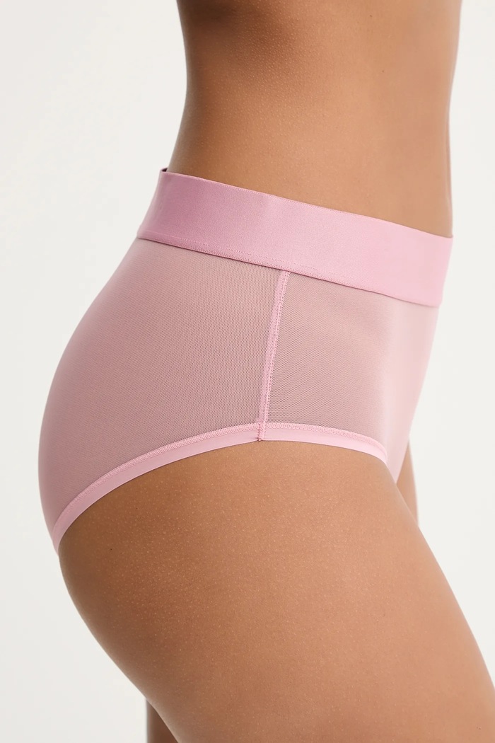 DKNY chiloți full brief pentru femei DK8195 roz AA00