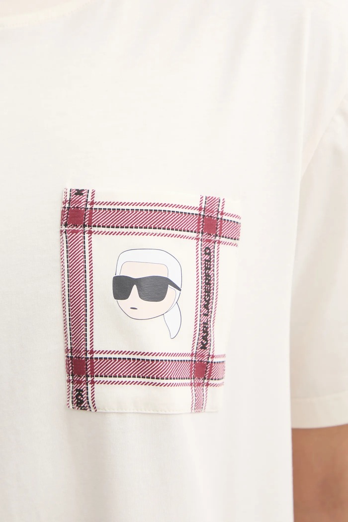 Pyžamo Karl Lagerfeld IKON A1W45007 béžová