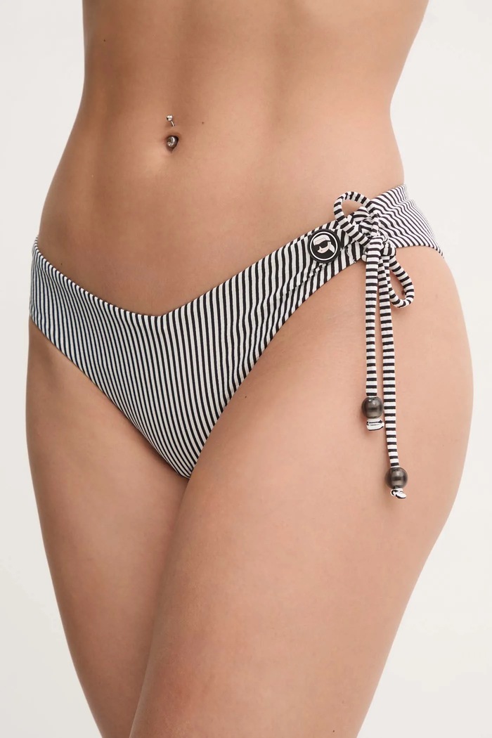 Karl Lagerfeld chiloti de baie IKON fund alb A1W46049