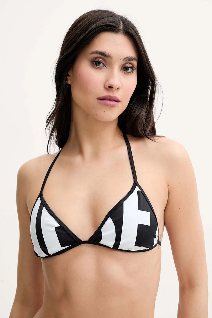 Bikini top Diesel BFB-SEES-A BRA χωρίς μεταλλικές μπανέλες μαύρο A15227.0HPAL