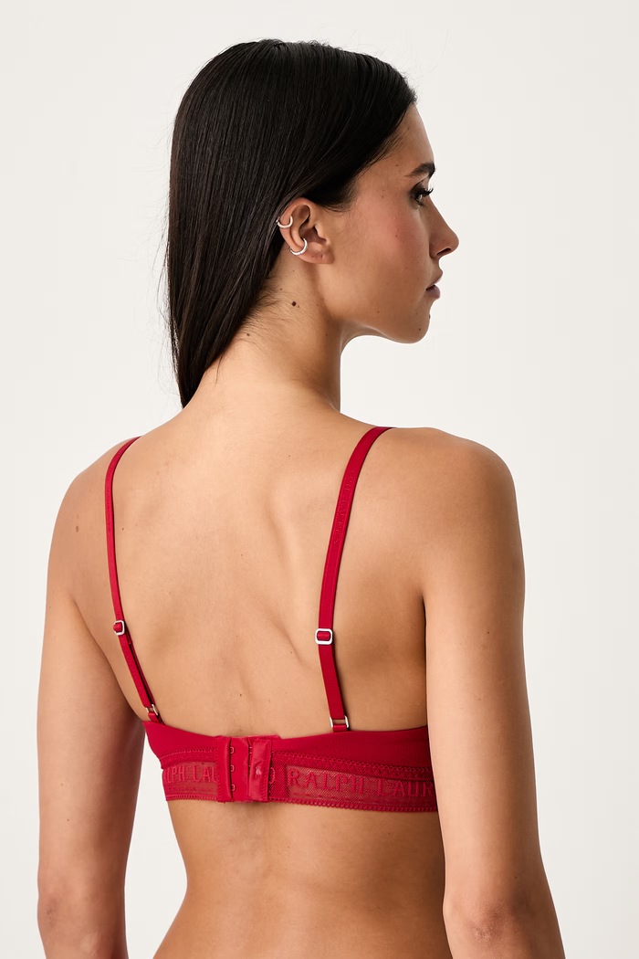 Îmbrăcăminte Polo Ralph Lauren Sutien triunghi din dantelă 4P0171 rosu