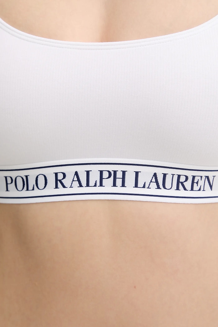 Podprsenka Polo Ralph Lauren biela 4P0477