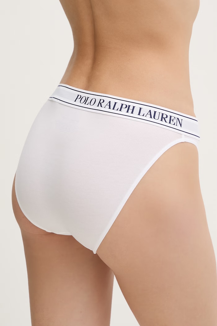 Oblečenie Polo Ralph Lauren nohavičky dámske 4P0482 biela