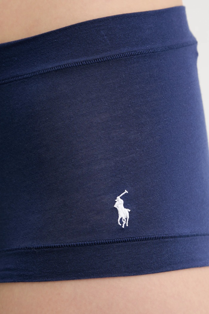Polo Ralph Lauren хипстеры для женщин из хлопка с эластаном тёмно-синий 4P0500