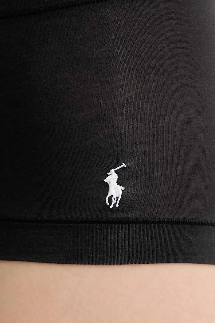 Odzież Polo Ralph Lauren hipstery damskie bawełniane z elastanem 4P0500 czarny