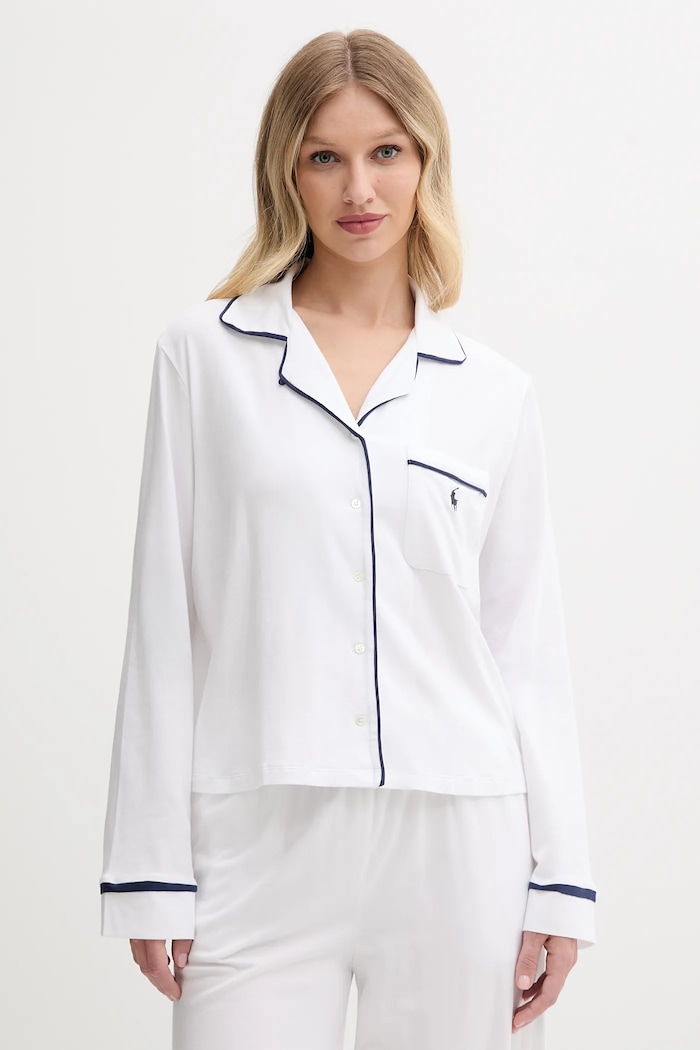 Oblečenie Pyžamo Polo Ralph Lauren 4P0229 biela