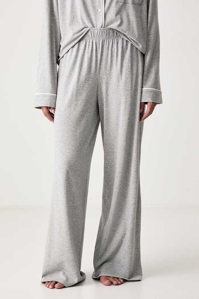 Piżama dwuczęściowa damska z bawełną Polo Ralph Lauren 4P0229 szary