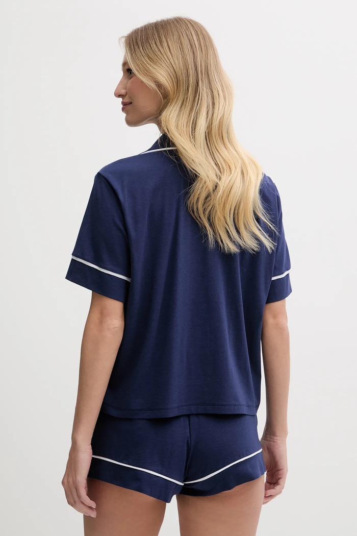 Pyžamo Polo Ralph Lauren tmavomodrá 4P0231