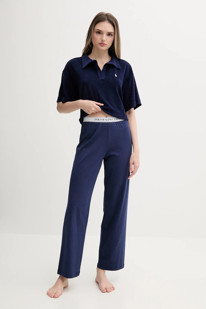 Pyžamové nohavice Polo Ralph Lauren 4P0290 tmavomodrá AA00