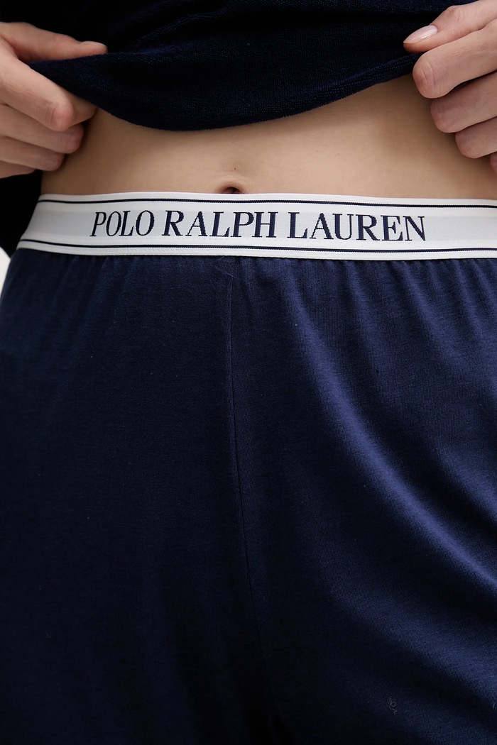 Pyžamové nohavice Polo Ralph Lauren tmavomodrá 4P0290