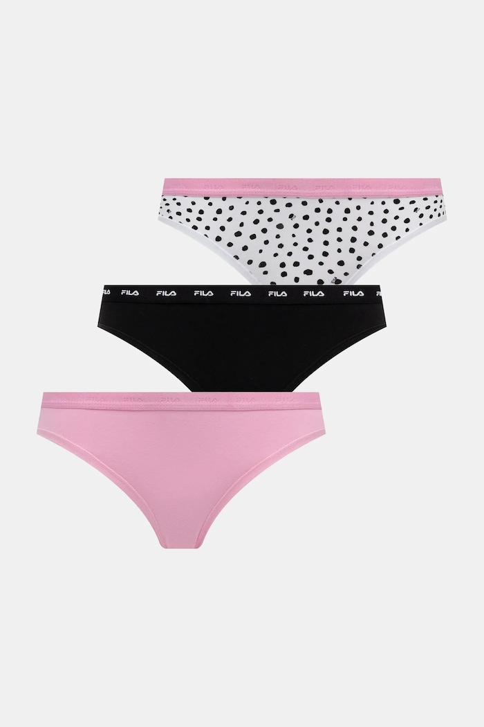 Fila mutande pacco da 3 slip classici rosa FU6337.3