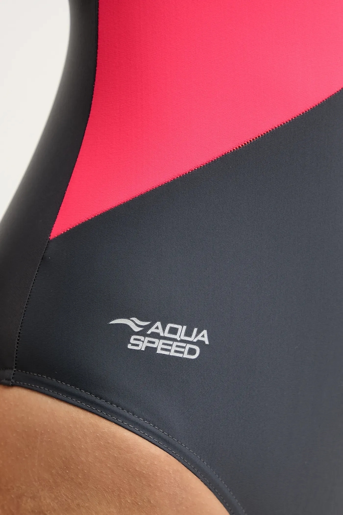 Aqua Speed jednoczęściowy strój kąpielowy szary BELLA.